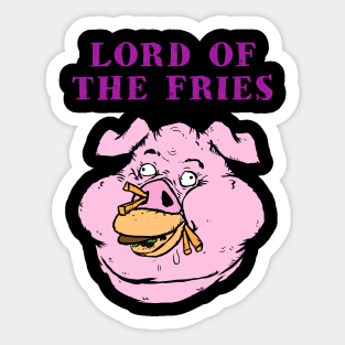 Lord of the Fries Sticker